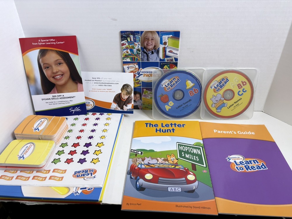 New open box Hooked On Phonics Pre-K Learn to Read Edition Program 3-4 Years