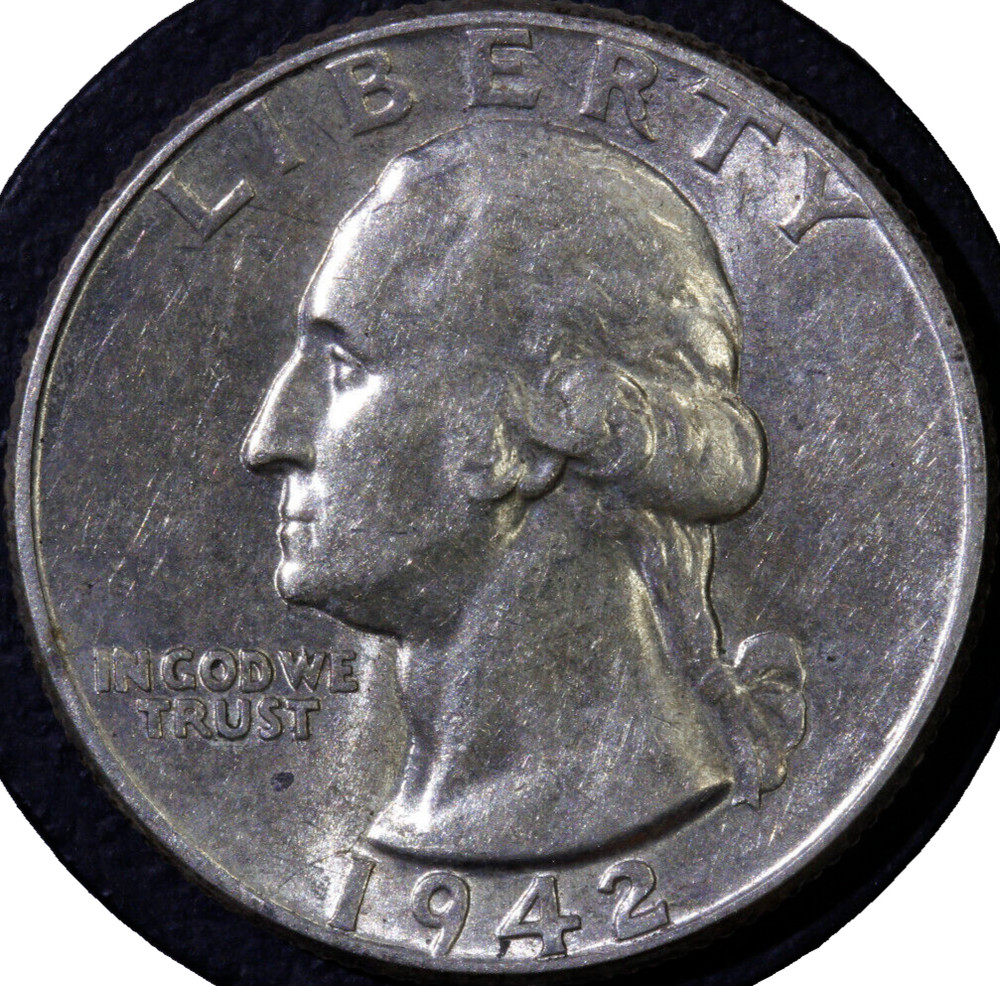 1942 Washington 25c UNC / #A