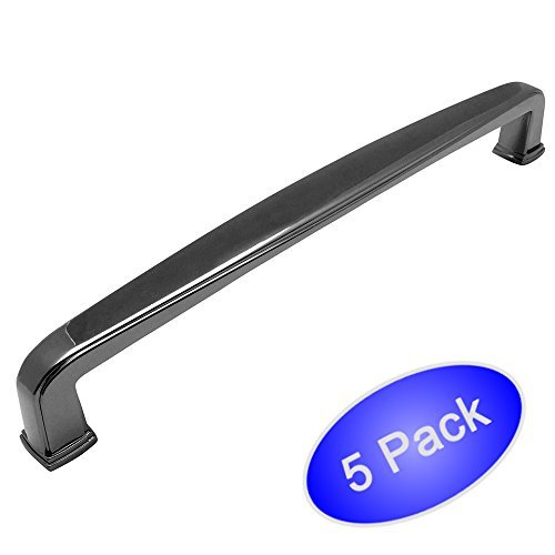 *5 Pack* Cosmas Cabinet Hardware Black Nickel Handle Pulls #4392-192BN