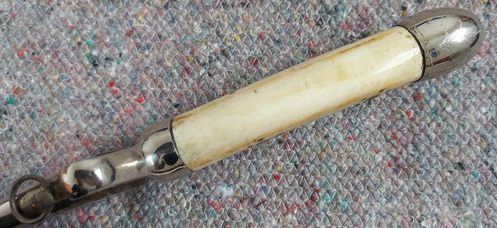 Vintage Indian Dagger Bone Grip Bird Head Pommel