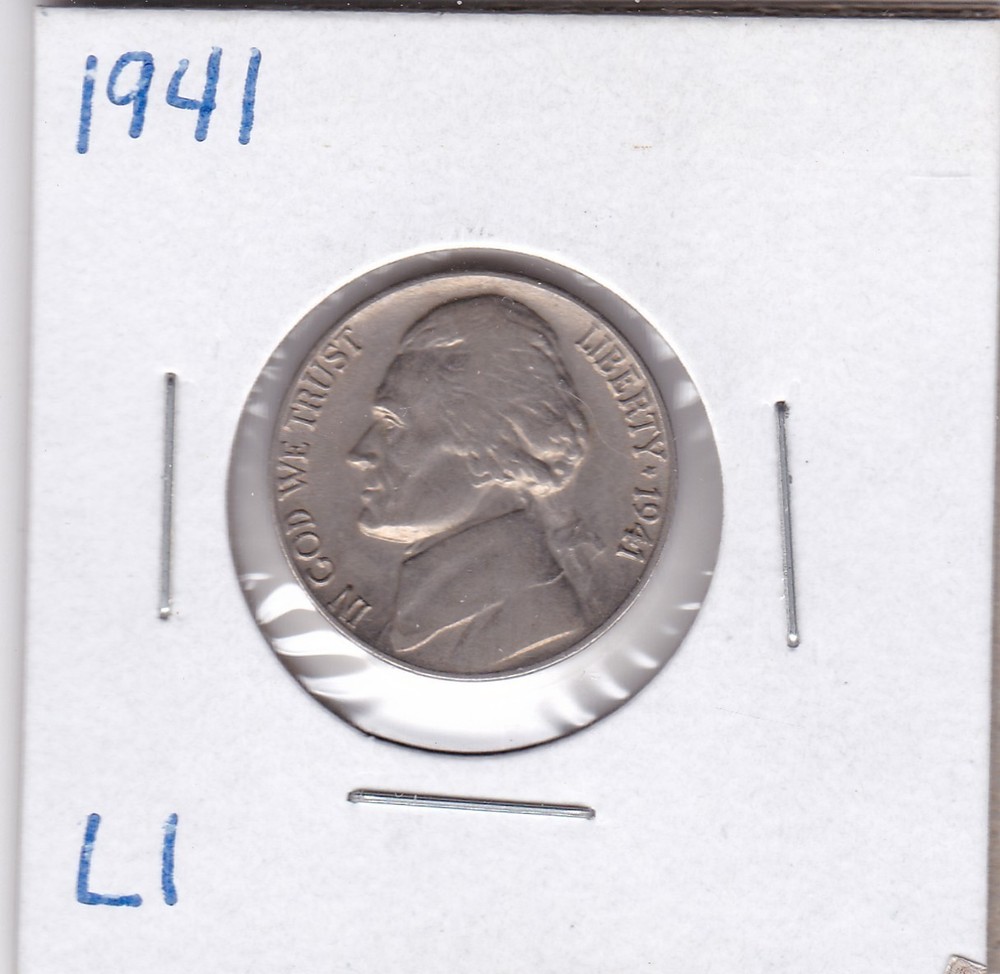 1941 Jefferson Nickel L1
