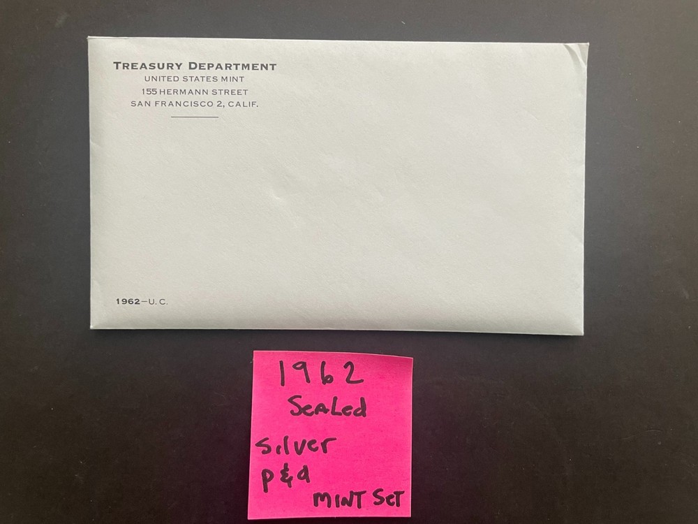 1962 US SILVER P&D COMPLETE MINT SET