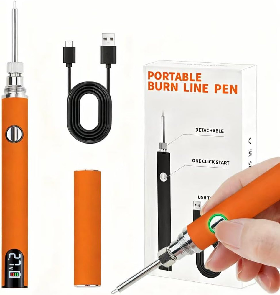 Rechargeable Wire Burning Kit, Digital Wire Burning Tool. Suitable for Bead Stri
