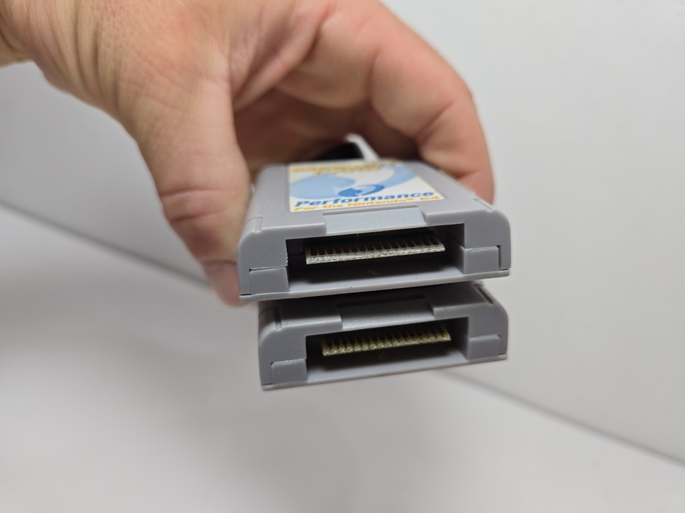 Lot 2 N64 Nintendo 64 Memory Cards Performance