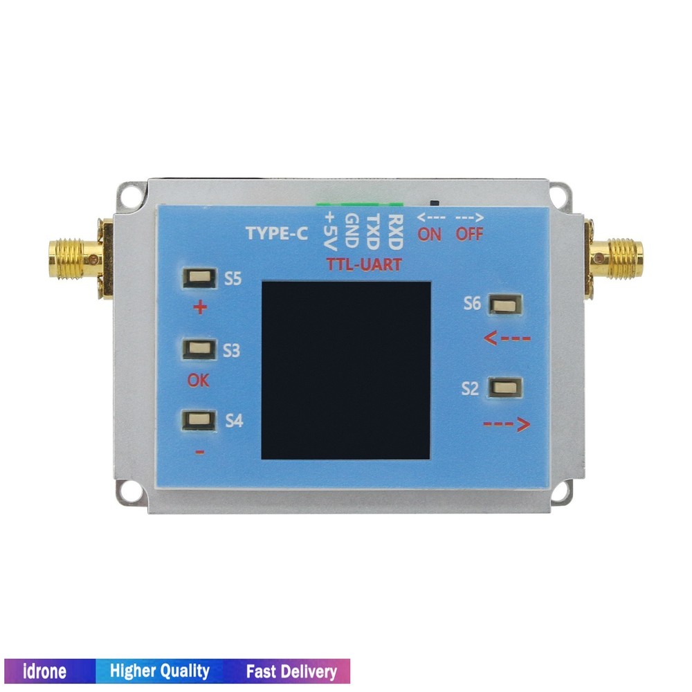 ATT-6000V3.0 90dB DC-3GHz Programmable RF Attenuator 0.25dB Step w/ 1.3" OLED