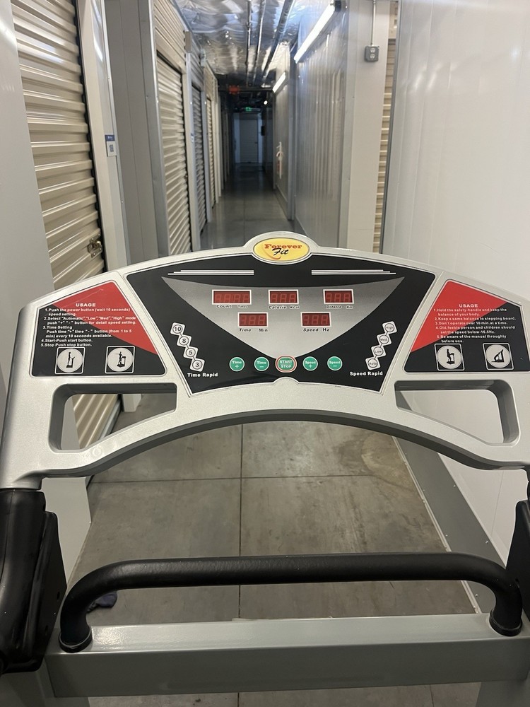Forever Fit Vibration Machine Gray Digital Control Panel 5 Programs Timer