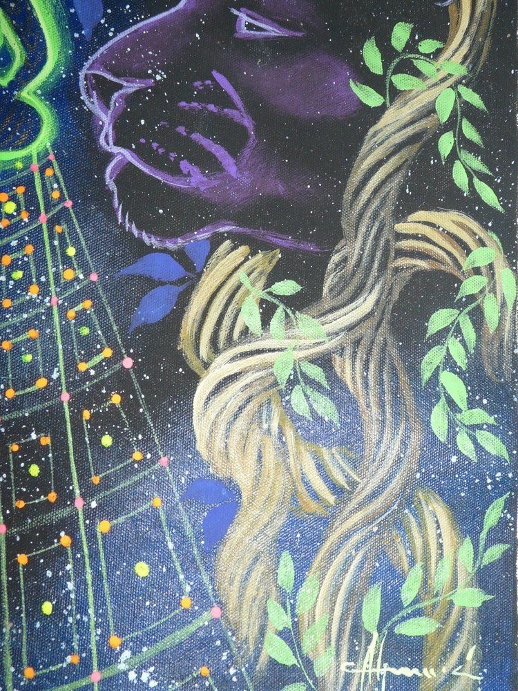 PERU AMAZON AYA. PAINTING #5
