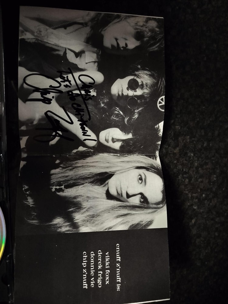 Enuff Znuff autographed CD
