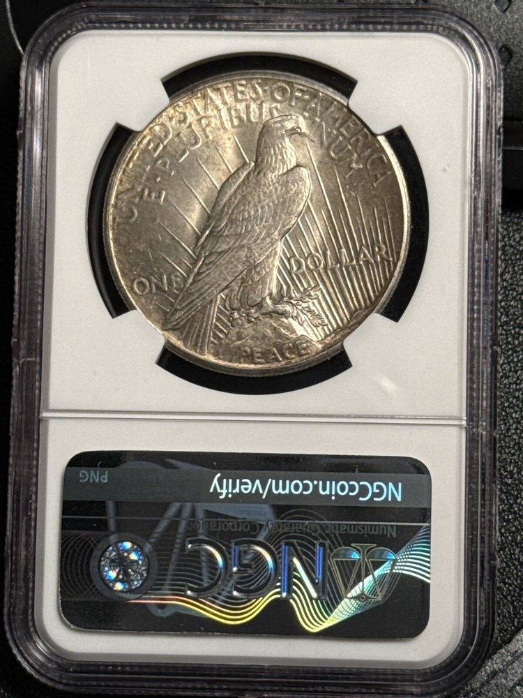 1927 Peace Silver Dollar NGC MS-63