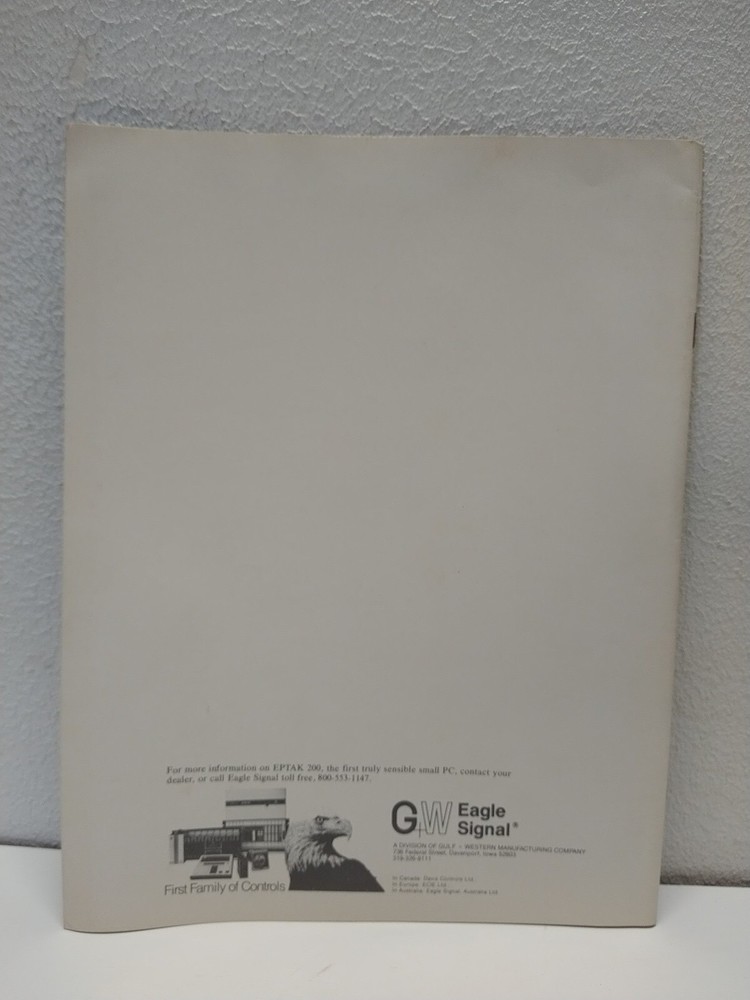 Programming Primer Eptak 200 PC Programming Manual Eagle Signal Gulf Weetern