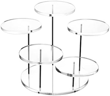 Clear 5 Tier Acrylic Display Riser Stand
