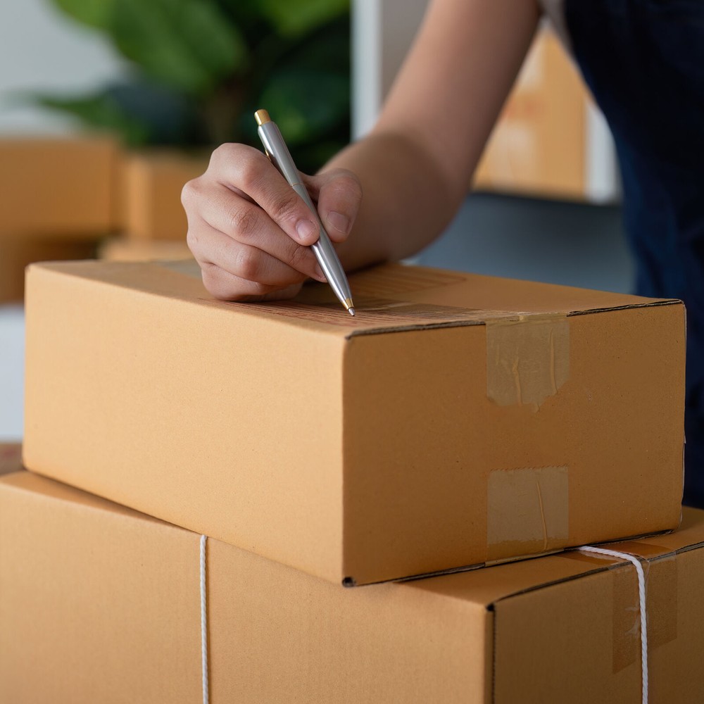 14 x 14 x 4 - Flat Corrugated Boxes - ECT-32, 25/Bundle