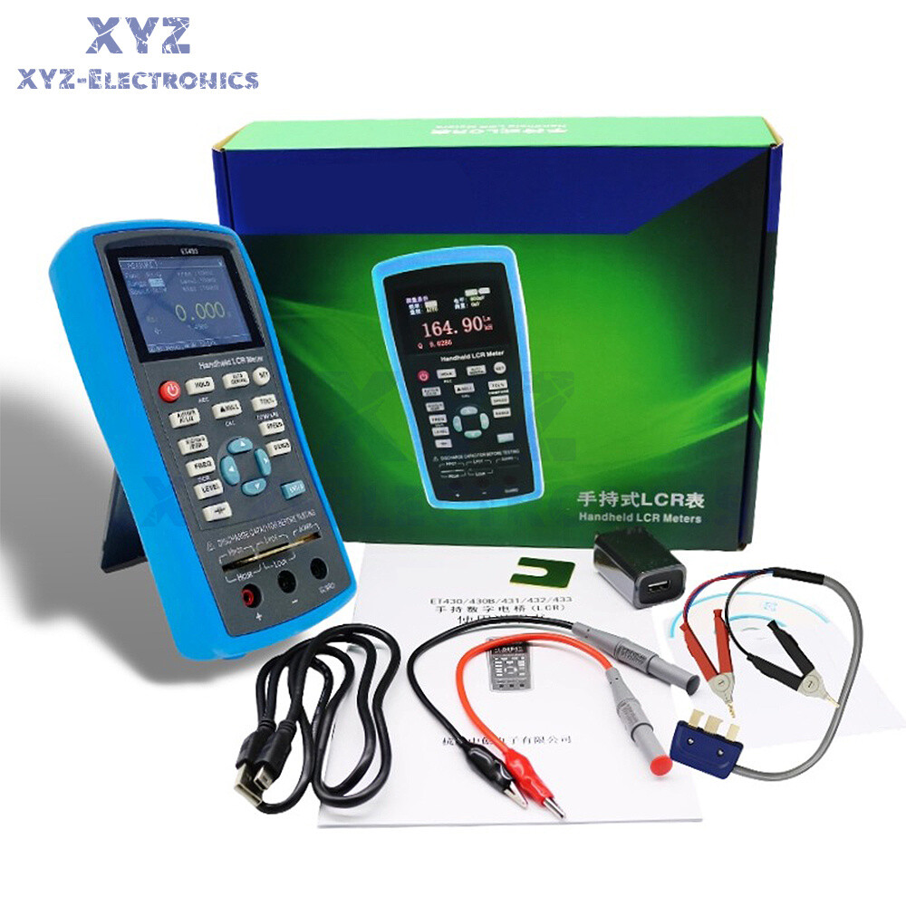 Handheld LCR Bridge Digital LCD Capacitance Inductance Resistance Meter Tester