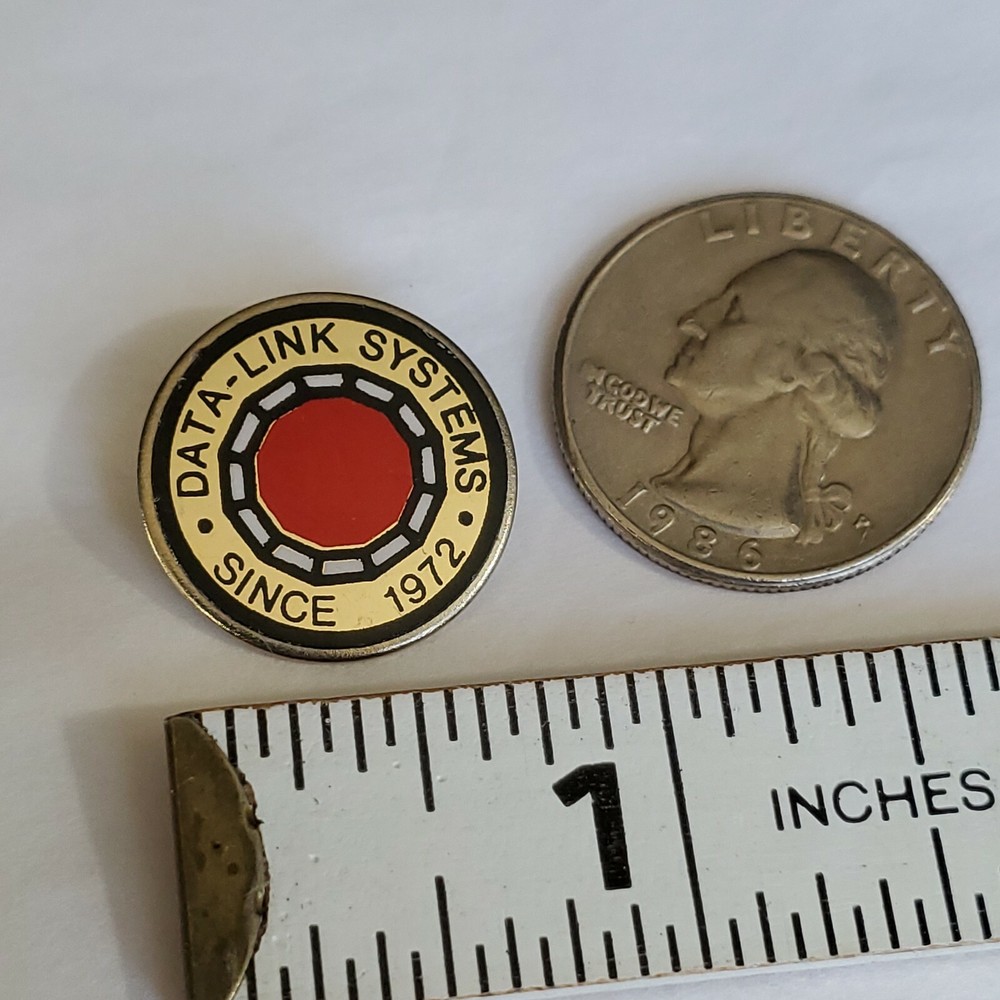 Data Link Systems Since 1972 Lapel Pin Computer Consultants