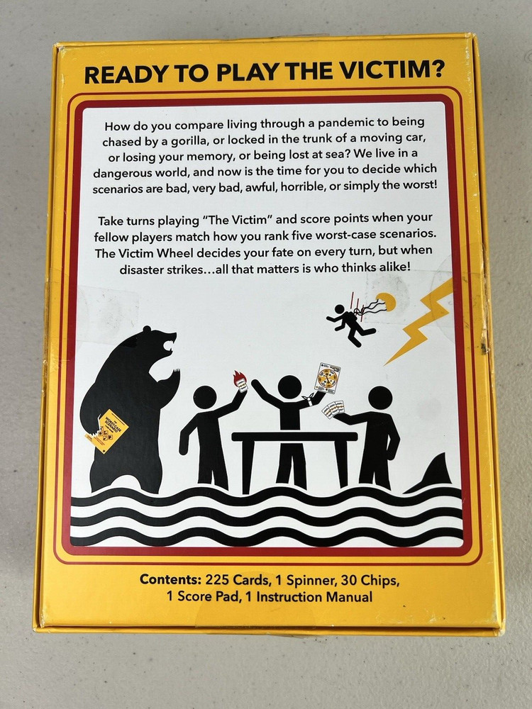 The Worst-Case Scenario Card Game NEW **OPEN BOX**