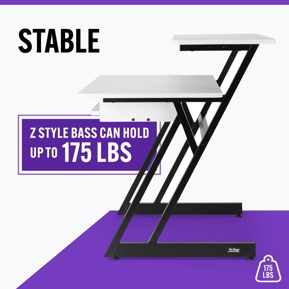 On-Stage WS7500W Workstation, White