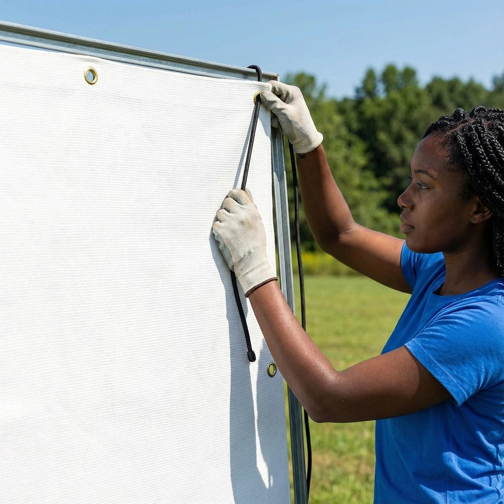 Archery Backstop for Backyard, Heavy Duty Arrow Backstop, Archery Target Back...