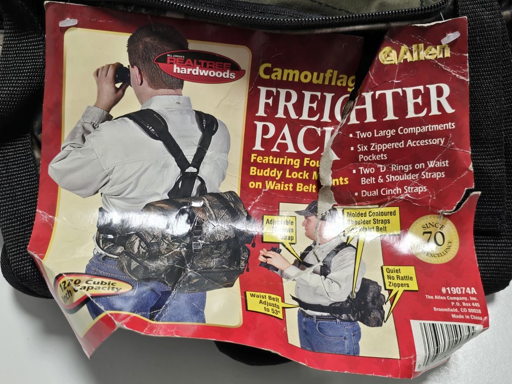 Allen Camouflage Freighter Pack