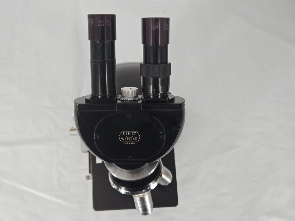 Ernst Leitz Wetzlar Binocular Microscope 610667 &transformator&Lab Microscope