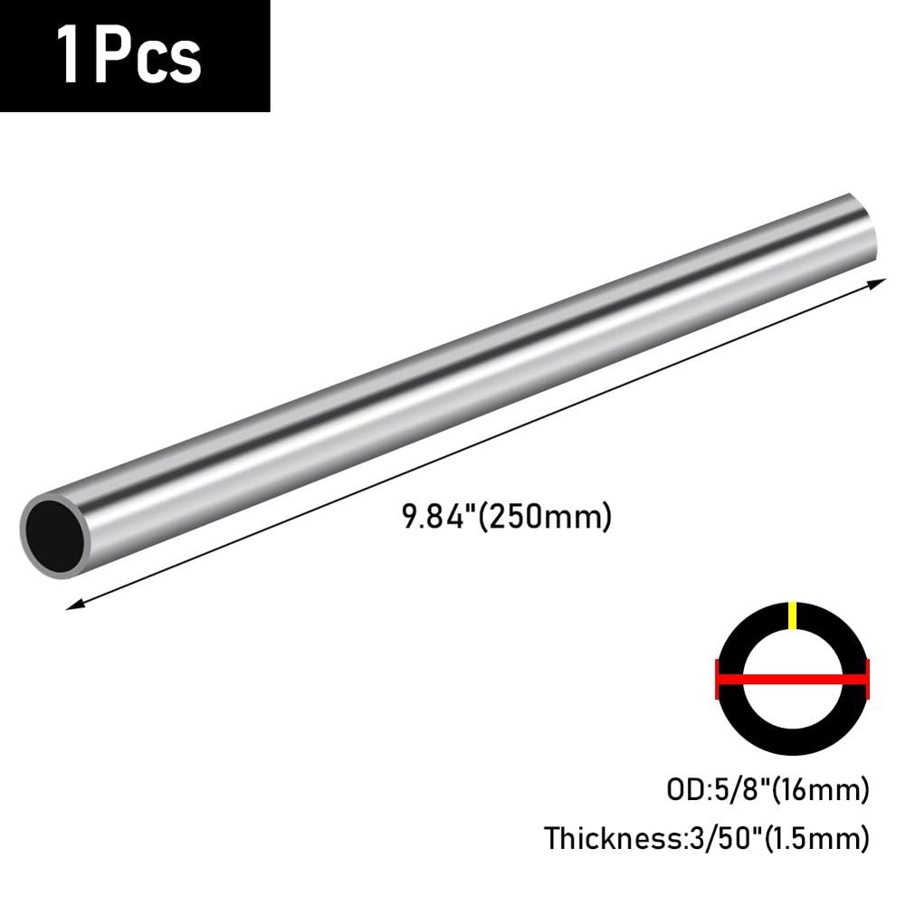 5/8" OD 304 Stainless Steel Tube Thickened 304 Stainless Steel Seamless Tubin