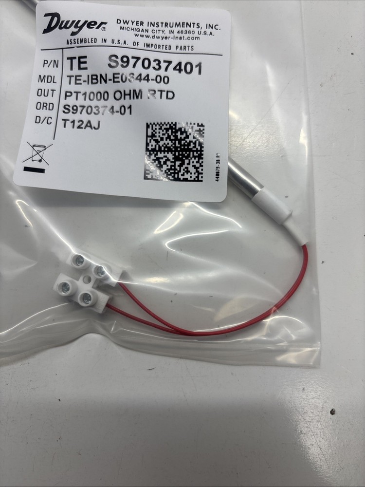 Dwyer Duct Temp Probé TE-IBN-E0644-00