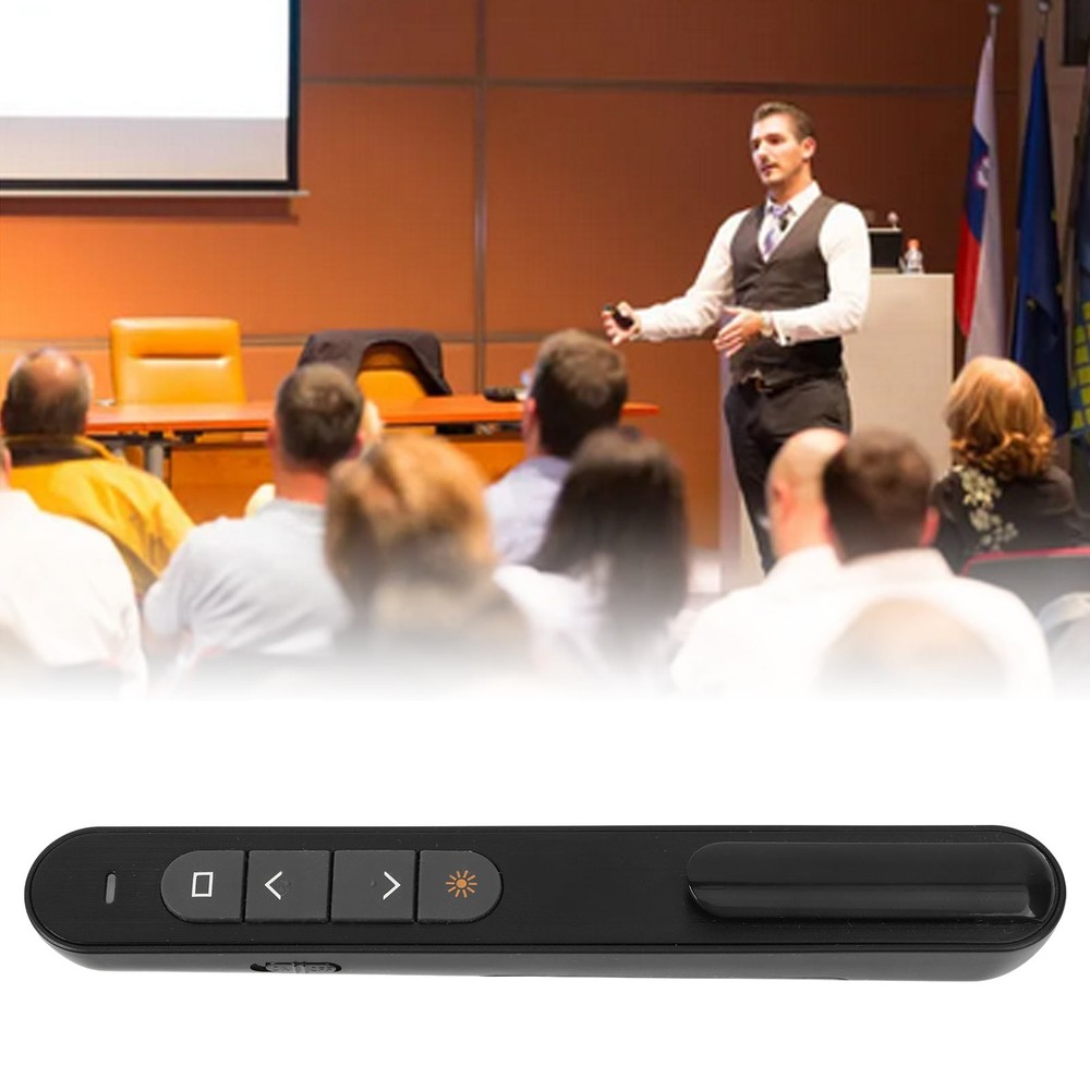 Wireless Presenter Remote Control Presentation Click Pointer PPT Clicker Fo BG⭐
