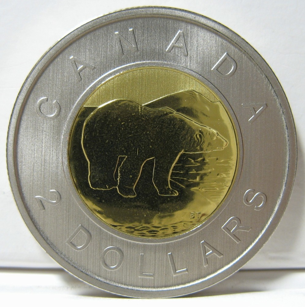 Canada 2018 $2 Polar Bear Specimen Uncirculated