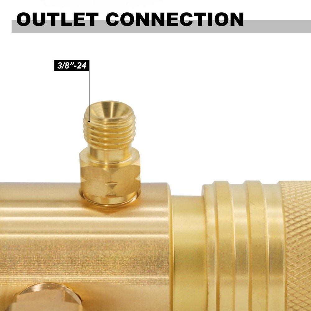 AR-MC CGA200 MC Tank Acetylene Regulator