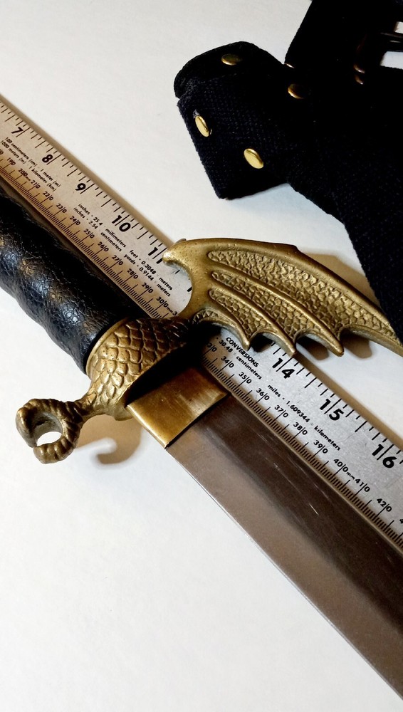 Custom Kirikana Sword 39 " Blade 25.5" - Solid Brass - See Description
