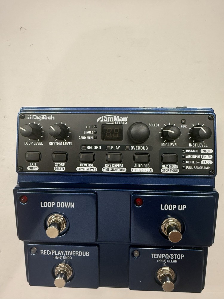 Digitech JML2 Jamman Looper / Phrase Sampler Guitar Effect Pedal + Box & PSU