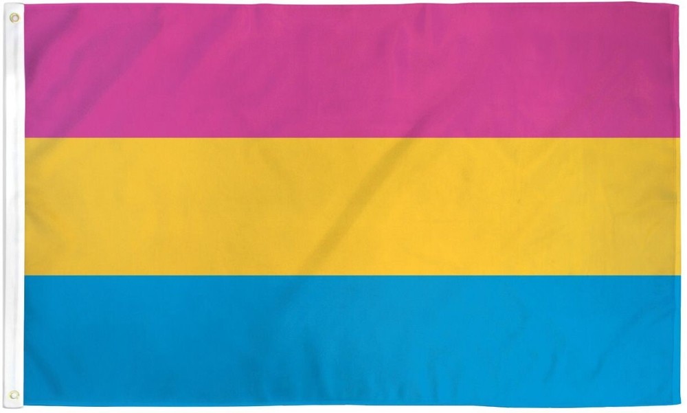 "Pansexual" Polyester Double Sided High Quality 3 ft x 5 ft Flag