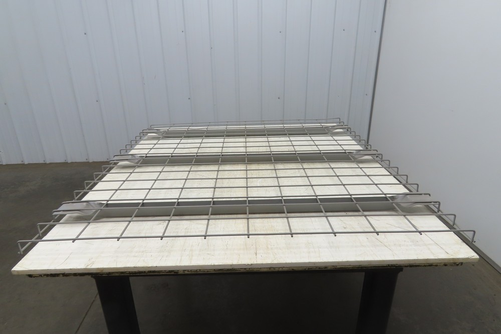 New Pallet Rack Wire Deck 42x46" Waterfall 3 Flared Channel Racking 2500lb Mesh