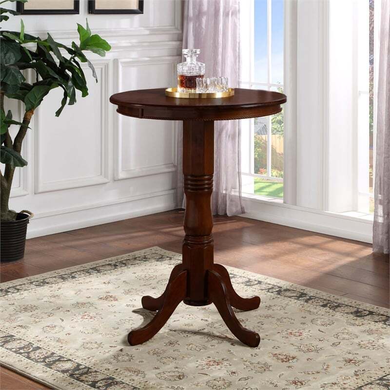 Boraam Spectator Pub Table in Cappuccino