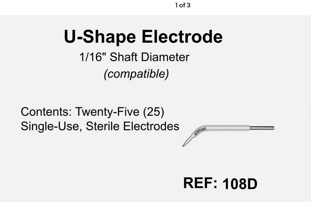 Ellman 108D- U Shape Electrode