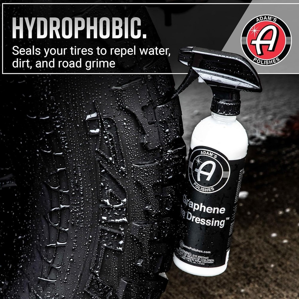 Gallon Graphene Tire Dressing - Ceramic Silicone Finish, Water-Based, Zero Sling