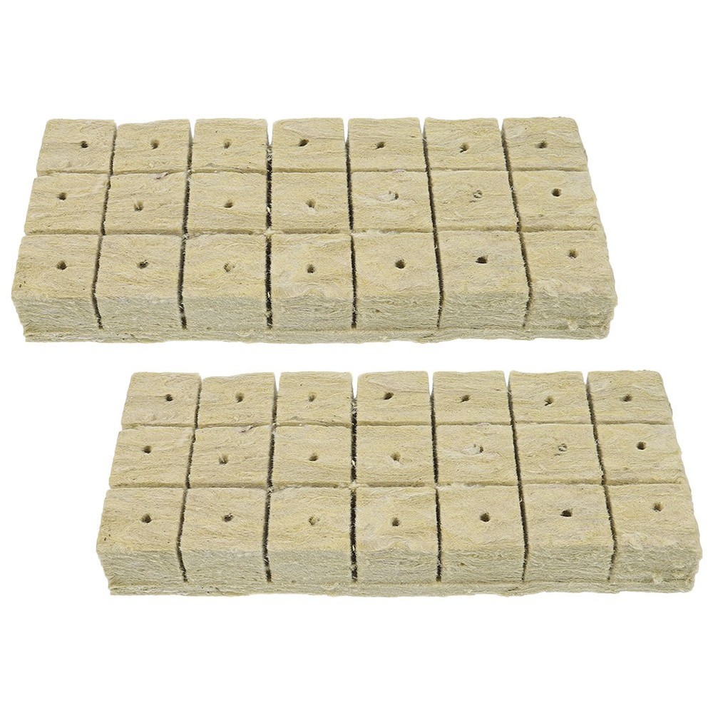 42 Pcs Hydroponic Growth Medium Clone Cubes Cultivation Nursery Block