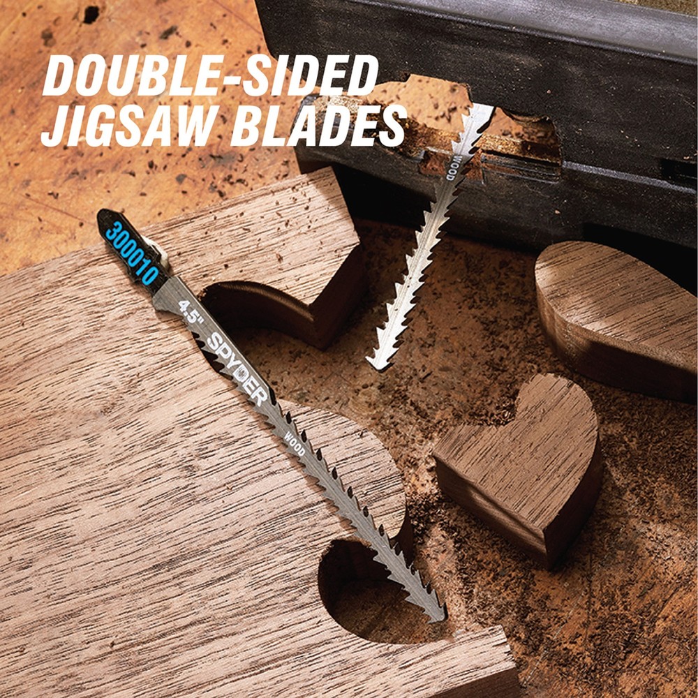 20-Piece Jig Blade Set Multi-Material Spyder 300091