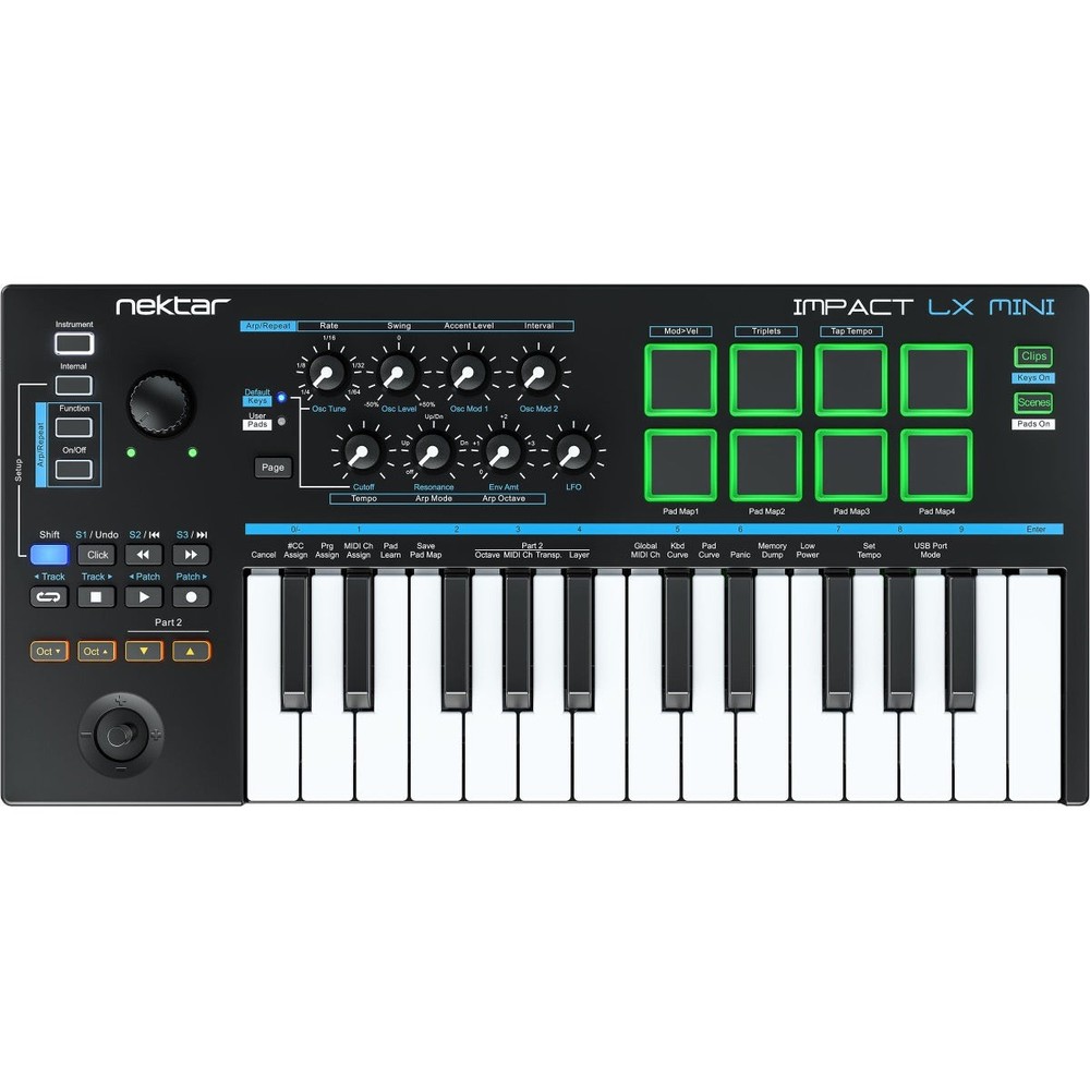 Nektar Impact LX Mini USB MIDI Keyboard Controller