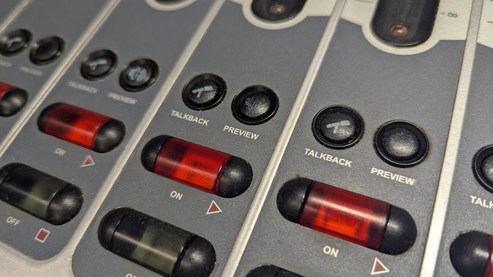 Axia Element Telos Console Surface Broadcast 8 Fader Board w Call Control Module