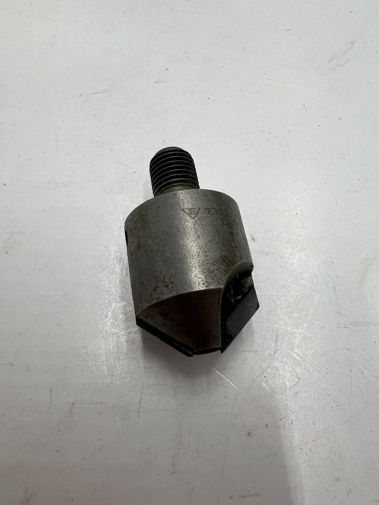 (QTY 2) T302Y9-1253 Pilot Countersink Cutter, 1/2" Width Heavy Duty Threaded