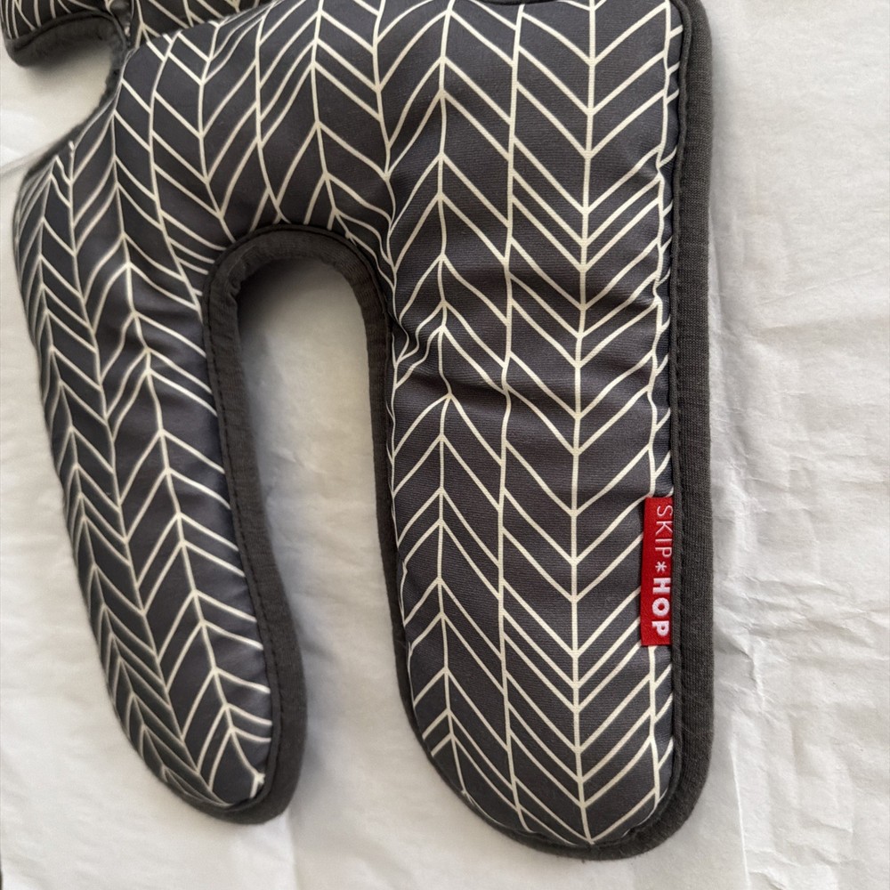 Skip Hop Stroll &Go Cool Touch Infant Head Body Support Grey Feather replacement