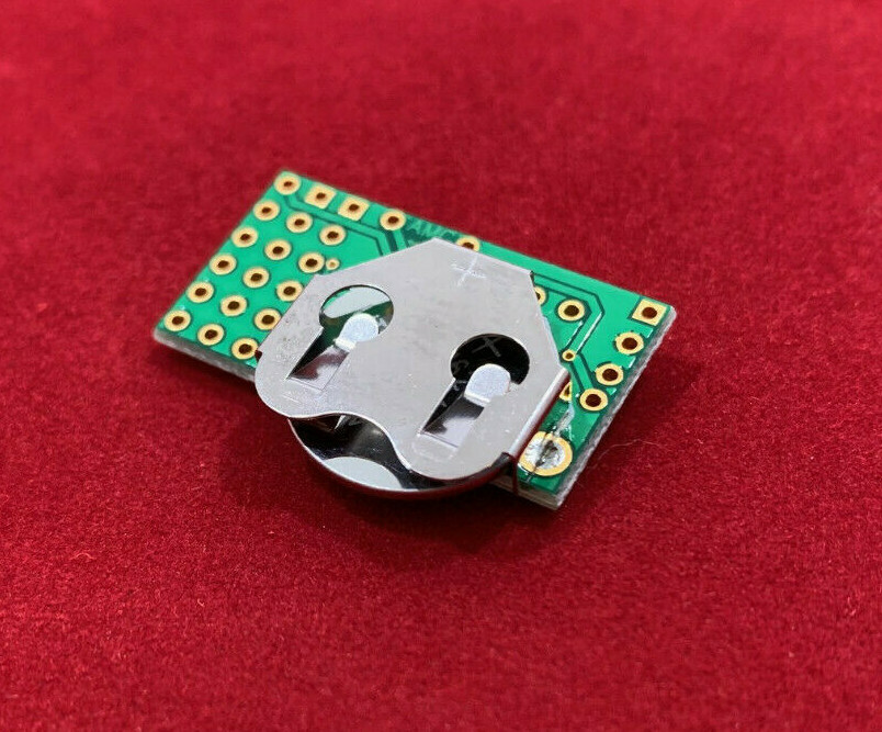 Real Time Clock (RTC) module for Raspberry Pi with no header fitted