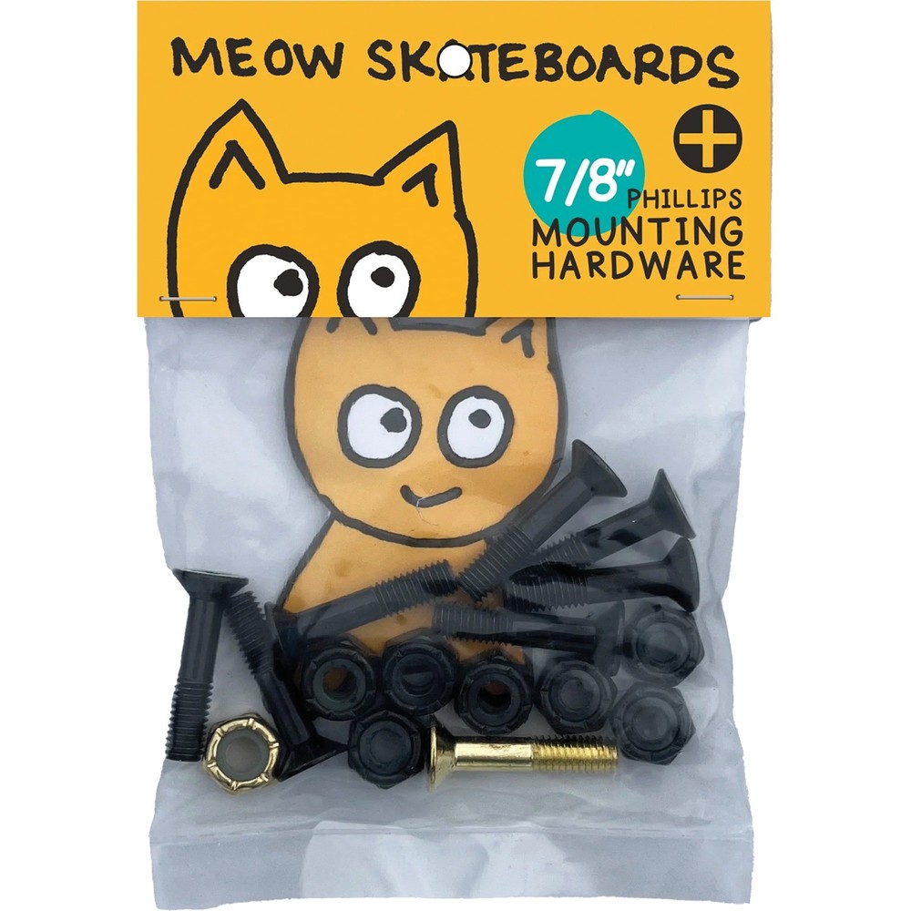 Meow Skateboards Phillips Skateboard Hardware Set - 7/8"