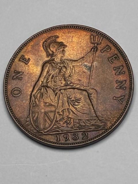 1932 British Large Cent Excellent Condition