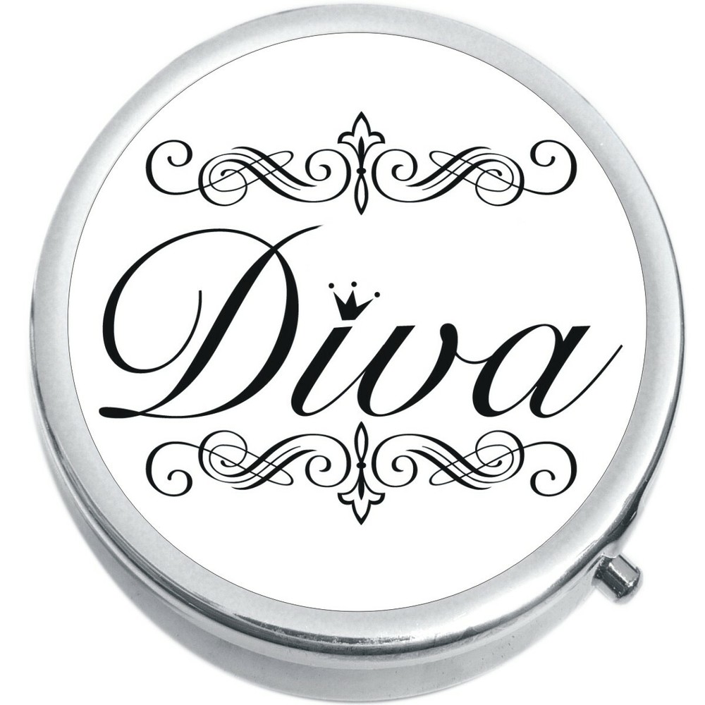 Diva  Medicine Vitamin Compact Pill Box