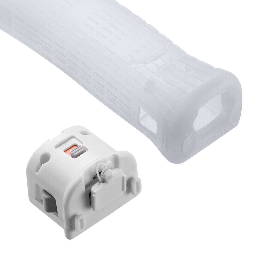 Motion Plus Adapter Sensor w/ Silicone Sleeve for Nintendo Wii Remote Controller