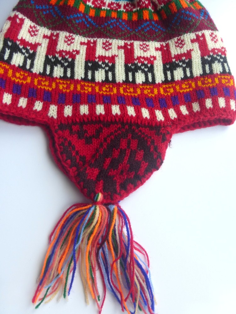 Peruvian Andean Mountain - Handmade Shaman Chullo Hat