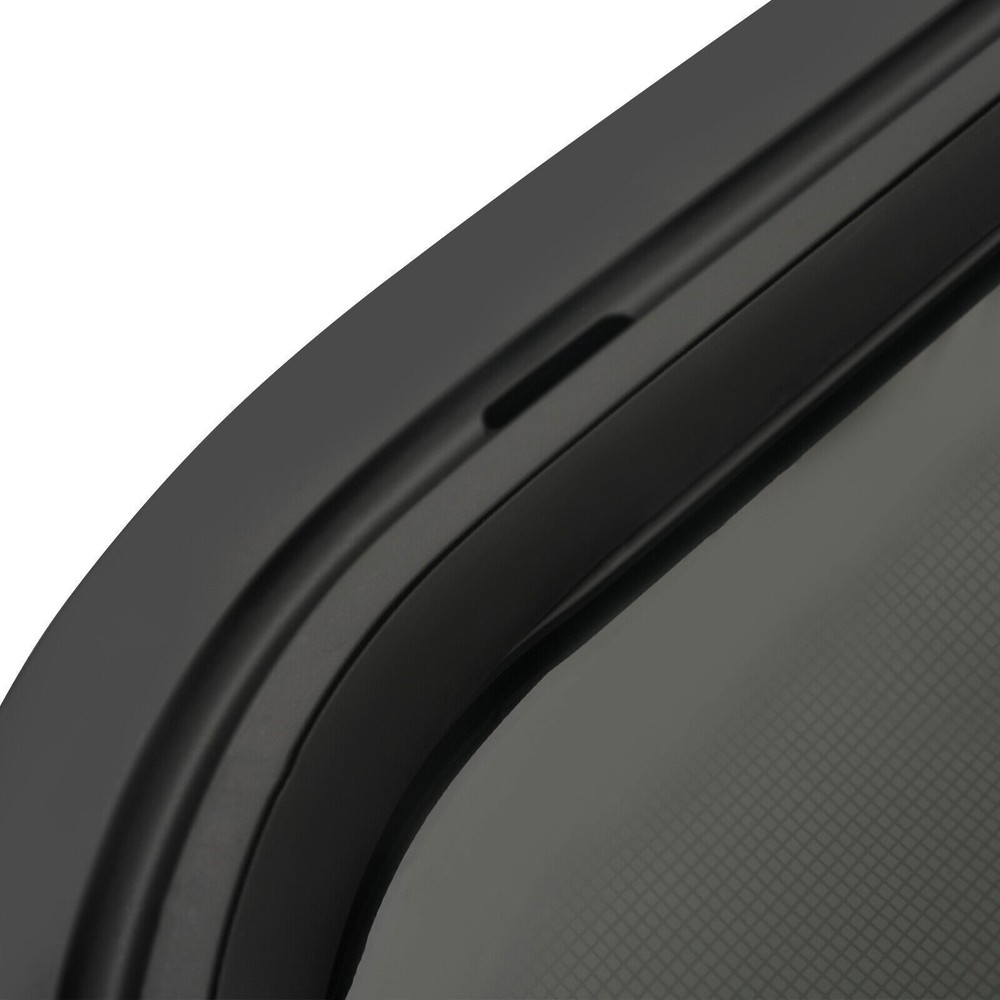 RV Window Tempered Black Glass Horizontal Rectangular Sliding Windows 43"x23"