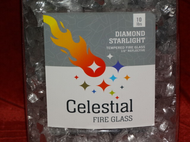 Celestial Fire Tempered Glass - Diamond Starlight - 10lbs. - 1/2" Reflective