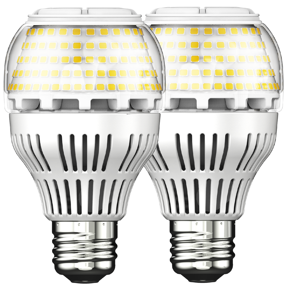 4000lm 2 Pack 27W LED Light Bulb Energy Saving Efficient 5000K Daylight LED Lamp